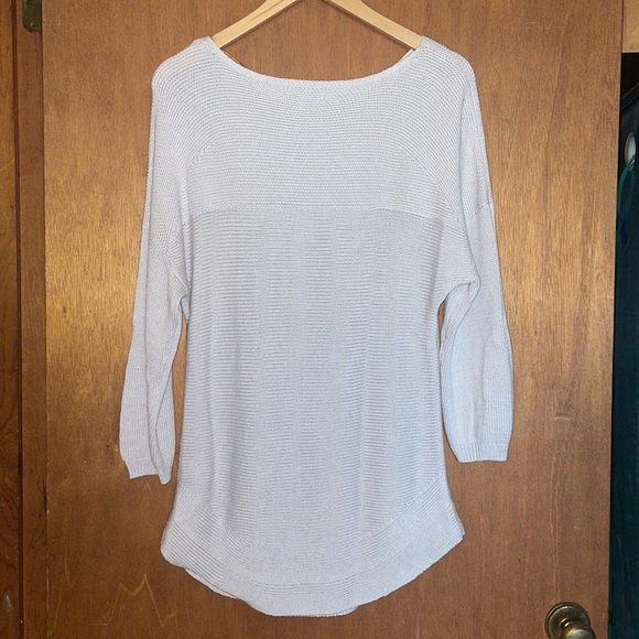 •CROFT & BARROW•TAN 3/4 SLEEVE KNIT LIGHTWEIGHT SWEATER SIZE PETITE SMALL - Picture 3 of 7